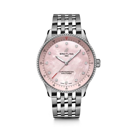 Breitling Navitimer Quartz mm Stainless Steel and Diamond A77320D91K1A1 image number 0